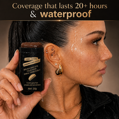 2-in-1 Hair Color Stick & Comb – Quick, Easy & Waterproof Coverage