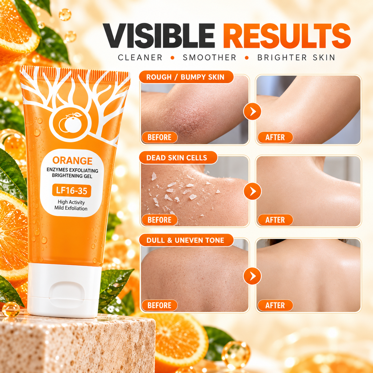 Orange Enzyme Exfoliating Brightening Gel